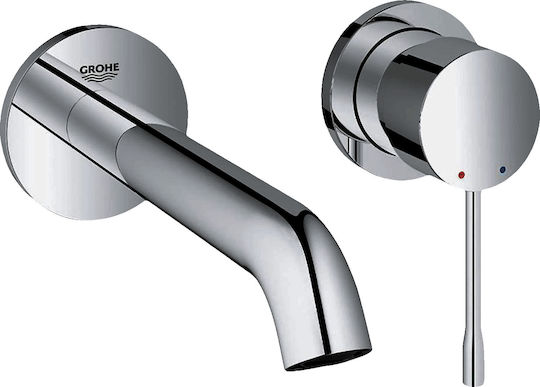 Grohe Essence Σετ Μίκτης & Στόμιο Εντοιχισμού για Νιπτήρα 1 Εξόδου