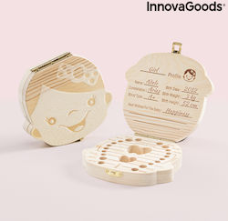 InnovaGoods Κουτάκι για Δόντια Μωρού από Ξύλο για Κορίτσι
