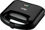 Zilan -BLK Sandwich Maker for for 2 Sandwiches Sandwiches 750W Black