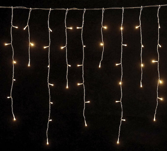 144 Λαμπάκια LED Βροχή 3μ. x 60εκ. Θερμό Λευκό