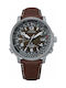 Citizen Eco - Drive Chronograph Watch with Metal Bracelet Brown CB0240-29X