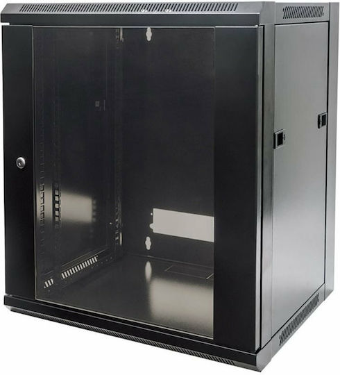 Intellinet Montat pe perete Cabinete Rack 12U Ασυναρμολόγητη 57x45x63.5cm Negru 711869