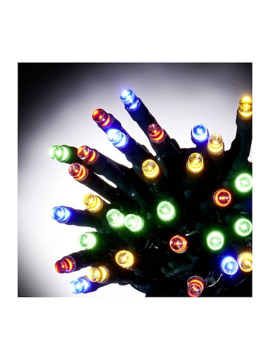 480 Becuri de Crăciun LED 27Pentruunsitedecomerțelectronicîncategoria"LuminideCrăciun",specificațiileunitățiisunturmătoarele: Colorate în Șir de caractere cu Cablu verde și Programe TnS