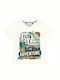 Kids' T-shirt White Jungle