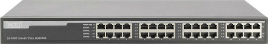 Digitus Gigabit PoE + Injector 16 θυρών