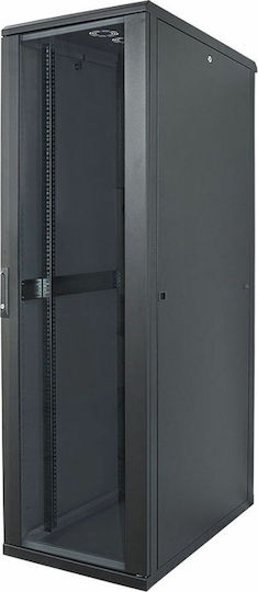 Intellinet Επιδαπέδια Καμπίνα Rack 36U Ασυναρμολόγητη 60x60x176.6cm Μαύρο 713146