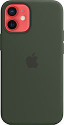 Apple Silicone Case with MagSafe Coperta din spate Silicon rezistent Verde (iPhone 12 mini) MHKR3ZM/A