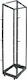 Intellinet Boden Rack-Schrank 45U Open Press 55.88x51.45x213.97cm Schwarz 714259