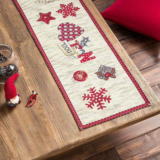 Gofis Home Christmas Tablecloth L100xW40cm.