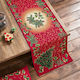 Gofis Home Christmas Fabric Tablecloth Ornament L100xW40cm