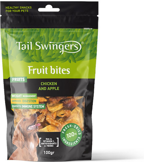 Pet Interest Tail Swingers Fruit Bites Λιχουδιές Σκύλου Ασβεστίου με Κοτόπουλο 100gr