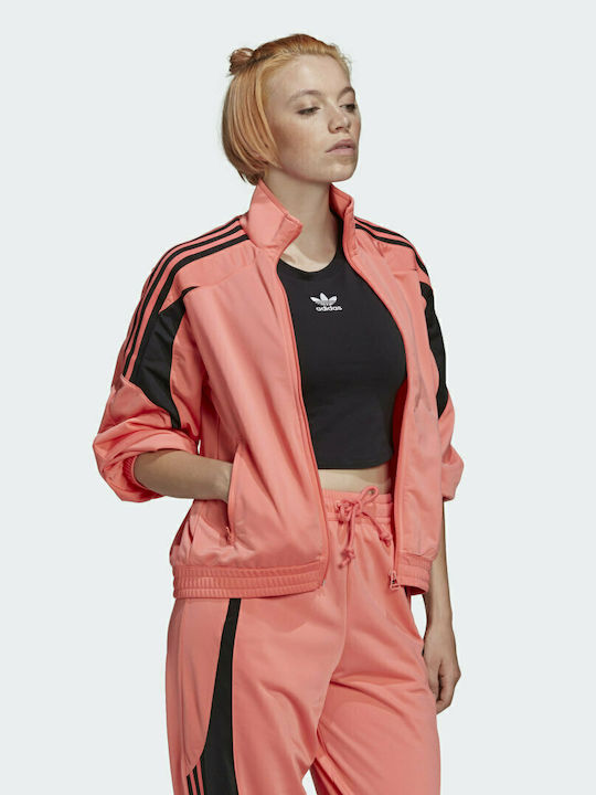 Adidas Γυναικείο Αθλητικό Μπουφάν Semi Flash Red