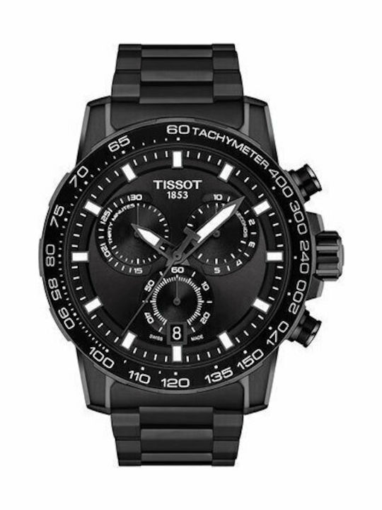 Tissot Supersport Men's Watch 45.5mm Battery with Black Metal Bracelet