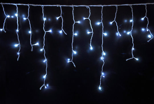 100 Lichterketten LED 5.5m. x 60cm Kaltes Weiß Typ Regen 1Stück 840381