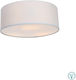 Globo Lighting Simone Modern Fabric Ceiling Light with Socket E27 40pcs Gray