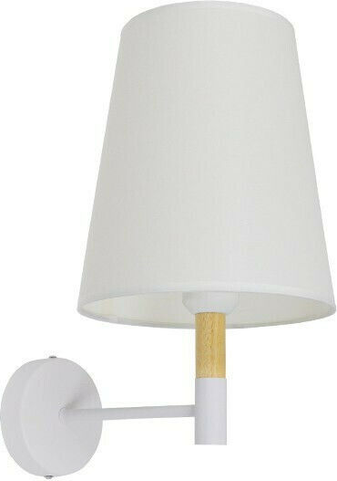 GloboStar Lydford Classic Wall Lamp with E27 Socket White 20x36x36cm