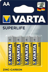 Varta Superlife Цинкова батерия Цинк AA 1.5V Varta Superlife Цинкова батерия Цинк AA 1.5V