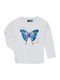 Детска блуза Сив Butterfly