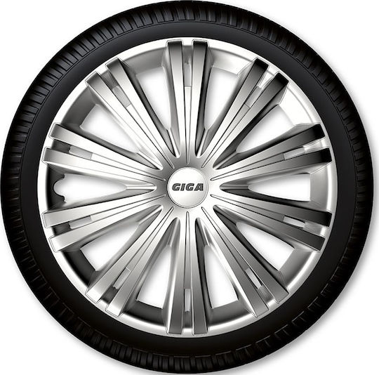 Autoline Σετ Τάσια Αυτοκινήτου Argo Giga 16" 4τμχ Ασημί