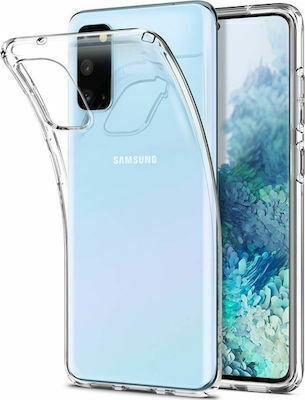 Forcell Antibacterial Umschlag Rückseite Silikon Transparent (Galaxy A41)