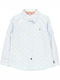 Boboli Kids Striped Shirt Light Blue