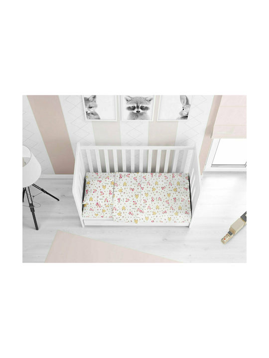 Dimcol Baby Bettbezug Ελεφαντάκι 172 Pink 120x160cm.