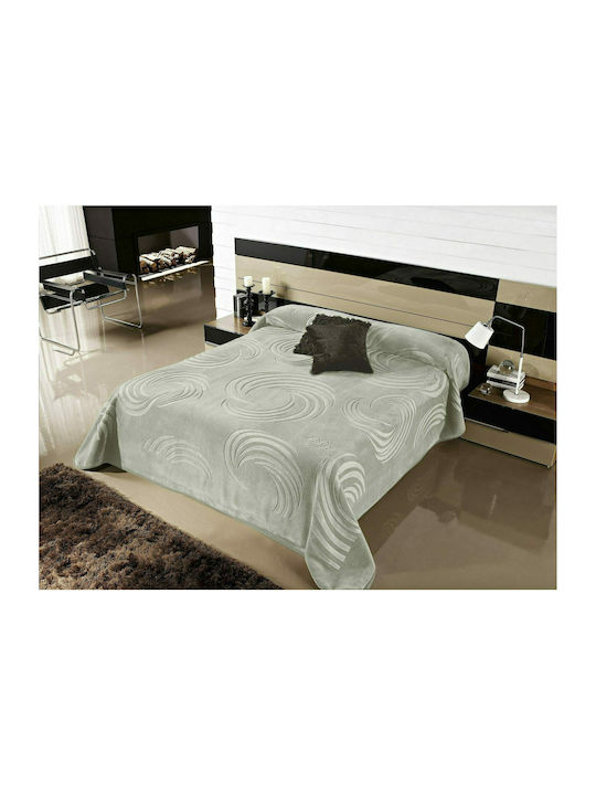 Piel SA 5604 Blanket Spanish Velvet Queen 220x240cm. Grey