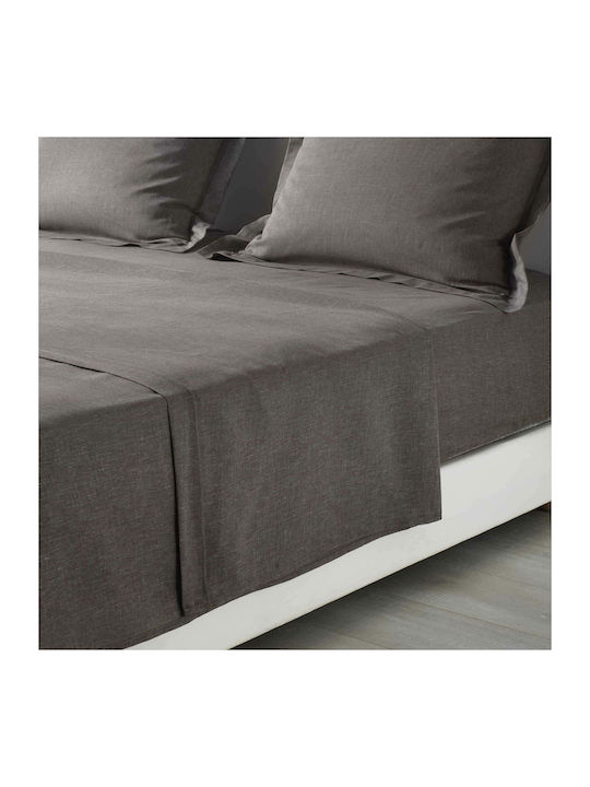 Douceur d'Intérieur Billy Jean Σεντόνι Υπέρδιπλο 240x300εκ. Καφέ