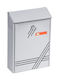 Viometal LTD Γρανάδα 99 Outdoor Mailbox Metallic in Silver Color 20x6.8x29cm