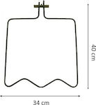 302KO01 Replacement Oven Heating Element Compatible with Beko 40x34cm