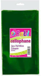 Fabi Cellophane Wrapping 2pcs. Wrapping Paper for Gift Green 70cm. 893904