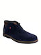 Leder Marineblau Herrenstiefel Anatomisch