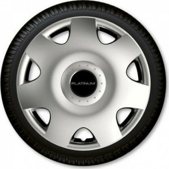 Autoline Car Hubcap Set Argo Platinum 14" 4pcs Silver