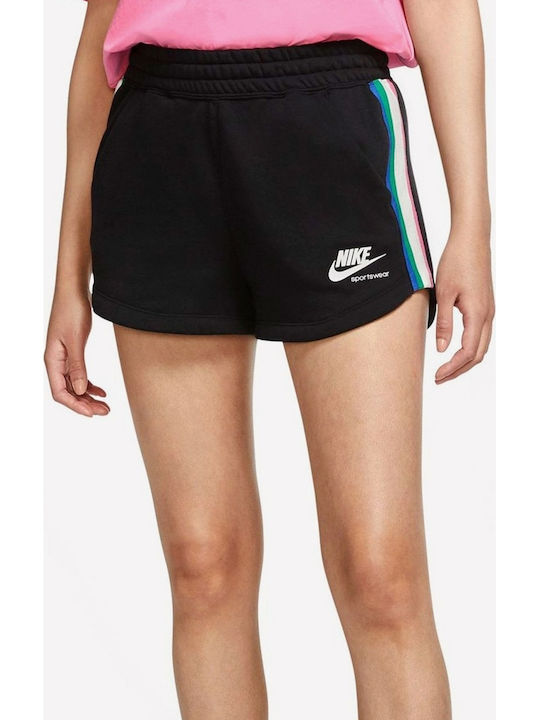 Nike Heritage Damen-Shorts Aktivbekleidung Schwarz