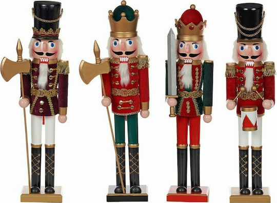 TnS Soldier Wooden Christmas Nutcracker 38cm (Various Designs)