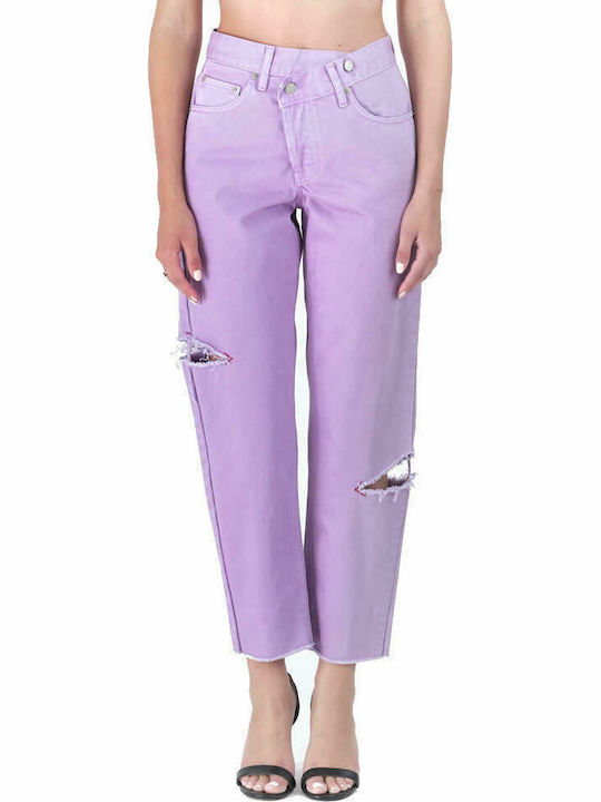 Salt & Pepper Jeans Barbara Crooked Mulberry Purple