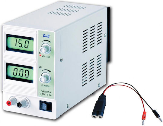 Amarad QJ1803C Τροφοδοτικό Πάγκου με 1 Κανάλι 18V 3A