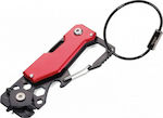 Troika Toolinator Multi-tool Keychain Red with Blade made of Stainless Steel