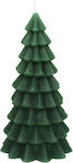 Zaros Christmas Green Candle 20x10cm 2pcs