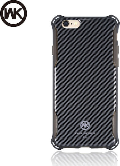 WK Earl Back Cover Πλαστικό Μαύρο (iPhone SE 2022/2020)