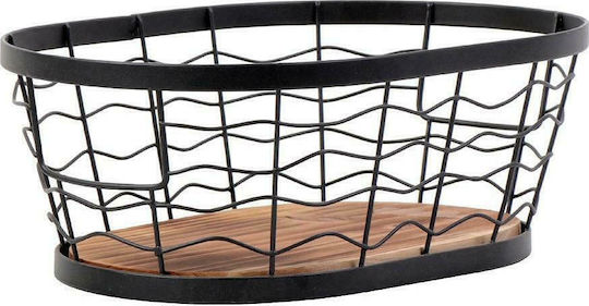 Espiel Плодова кошница Метал Черен 30x21x11бр