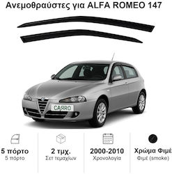 Heko Σετ Ανεμοθραύστες Μπροστινοί Σκούρο Φιμέ για Alfa Romeo Alfa 147 2τμχ 10108 Heko Σετ Ανεμοθραύστες Μπροστινοί Σκούρο Φιμέ για Alfa Romeo Alfa 147 2τμχ 10108