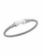 Senza Bracelet Handcuffs made of Steel with Pearls SSD3168SR