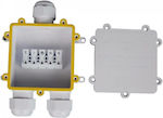 V-TAC External Mount Electrical Box Branching Waterproof IP68 Single to Double White Spotlight in Gray Color 5981