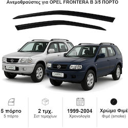Heko Σετ Ανεμοθραύστες Μπροστινοί Σκούρο Φιμέ για Opel Frontera 2τμχ 25324 Heko Σετ Ανεμοθραύστες Μπροστινοί Σκούρο Φιμέ για Opel Frontera 2τμχ 25324