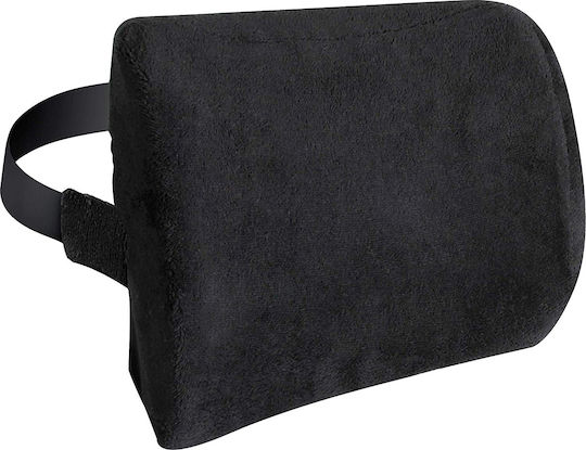 Lampa Ergo Seat Car Pillow Ergo Seat Lumbar Support Back Cushion with Memory Foam in Black Color