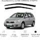 Heko Set of Windbreakers Front Car Dark Fime for Kia Carnival 2pcs