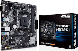 Asus Prime B450M-K II Motherboard Micro ATX με AMD AM4 Socket