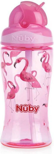 Nuby Baby Cup Tritan Flip It Cup made of Plastic Pink 360ml for 10m+m+