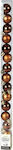 Hanging Ball Ornament Ornament Plastic Copper 3...